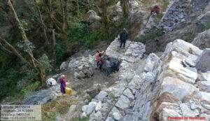 Construction of Kapkot to Pindari Glacier to Mikila Khal-3