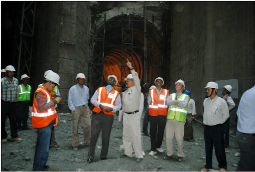 Construction of Head Race Tunnel